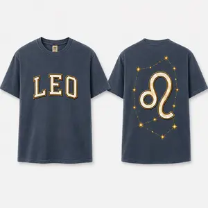 Cosmic Legacy Unisex Zodiac Sign T-Shirt – Astrology Horoscope Graphic Tee – Vintage Streetwear Shirt – Birthday Gift for Men & Women