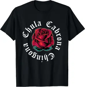 Womens Mexicana Chicana Mexican Chula Cabrona Chingona T-Shirt Small