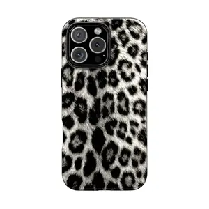 Leopard print, suitable for iPhone17 ProMax, 17Air, 16Pro, 15, 14, 13.12. Beautiful phone case |   Shockproof protective phone case |   iPhone phone case |   Gift for girls