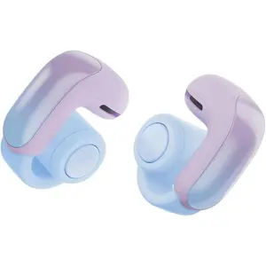 Easter Day Gift Open Clip-On Earbuds – Ambient Awareness Button Controls, Fashion Non-In-Ear Ear Clips for Music Calls, All-Day Comfort