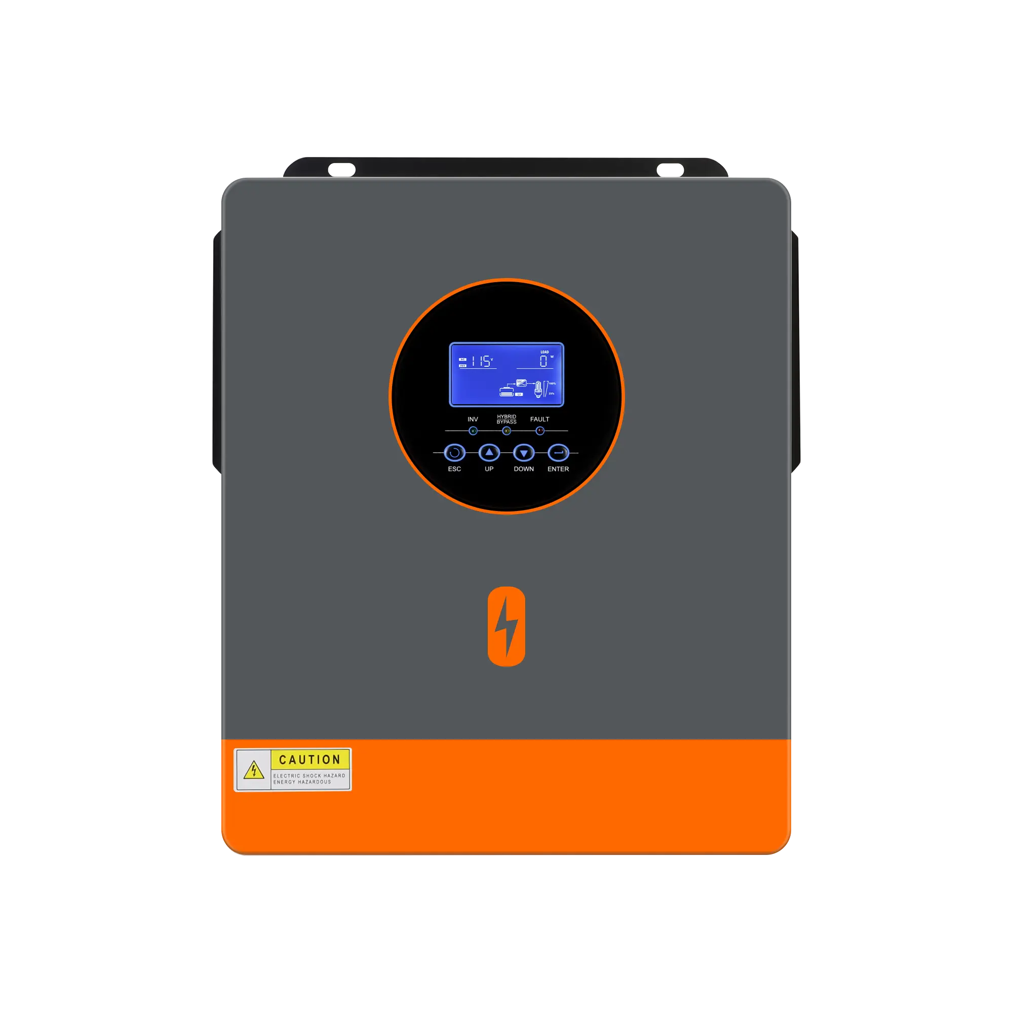 6500W Continuous 48V Powmr Solar Hybrid Inverter - 120V/240V AC Split Phase Off-Grid, 120A MPPT Controller, Pure Sine Wave, for 48V Lead-Acid/Li Batteries, Batteryless Operation, RS485 BMS Communication, for Home, Boat, Hybrid Solar Inverter, Intelligent,