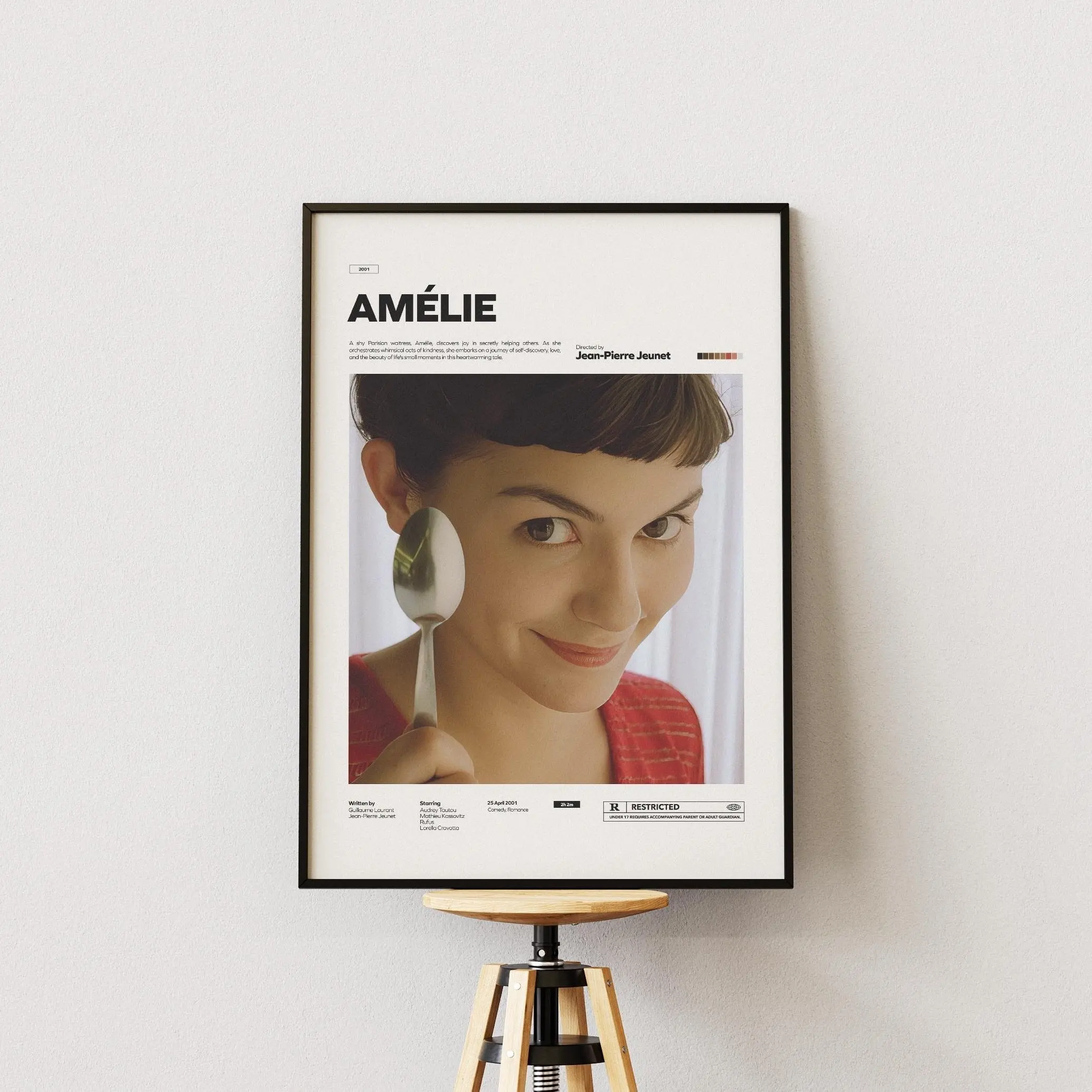 Amelie Poster Wall Art Aesthetic Room Decor Modern Home Decor Stylish Wall Print Trendy Interior Decoration