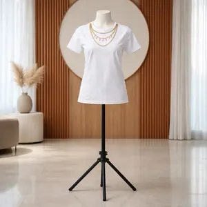 COUTURE White T-Shirt with Gold Necklace Decorated with Monogram Title for Stylish Outfits