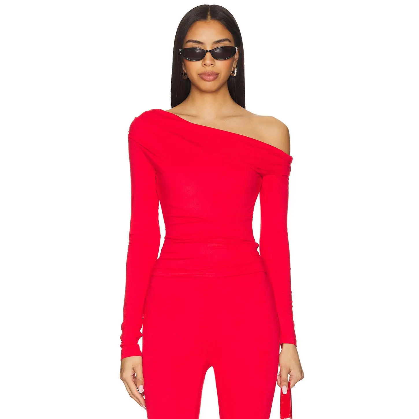 AFRM Bria Top in Risky Red