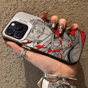 Anime  Phone Case For IPhone 17 16 15 14 13 12 Pro Max Plus Black Soft Shell. Cellphone Smartphone Cool Anti Fall Matte Back Cover
