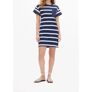 TANYA TAYLOR Waverly Dress - Maritime Blue/White Multi