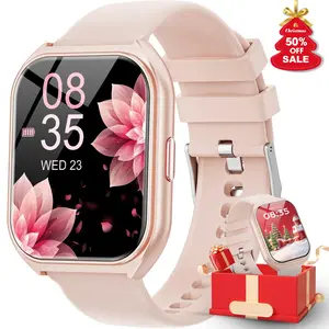 Women's Men's Smart Watch (Answer/Dial), Multifunctional Smart Watch, 1.83-inch HD Display with Pedometer, Multi-Sport Mode, Weather Display, Women's Men's Fitness Watch for Android iPhone, Birthday Halloween Christmas Gift/decor