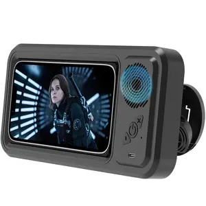 Waterproof Bluetooth Speaker Phone Case with 480-Degree Rotation & Suction Cup Mount for iPhone Galaxy Bathroom Shower Audio