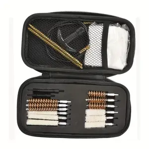 Compact Portable Gun Cleaning Tool Kit, Combination Set, Barrel Brush, Essential Accessories for Firearms Maintenance, Easy to Carry