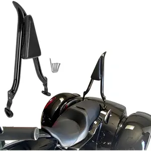 24" Black Sissy Bar Pad Backrest For Harley Davidson FLRT Freewheeler 2015-2024 Road Glide 3 FLTRT 2023 2025