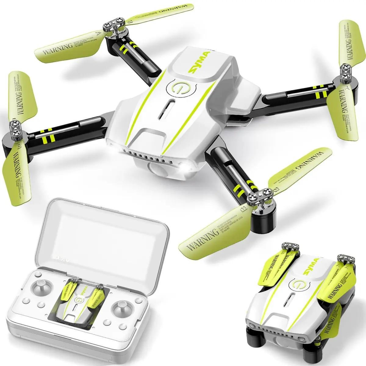 A-Sonic XS69903 Folding Mini Drone for Beginners - Portable Pocket Nano Quadcopter Gadget with Altitude Hold, 3D Flips, Headless Mode, Easy to Fly Indoor RC UFO Toy