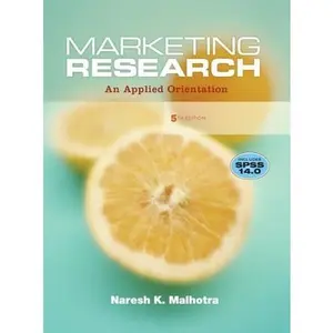 USED-Marketing Research: An Applied Orientation (5th Edition) by Naresh K. Malhotra (Hardcover)
