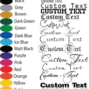 Personalized Design Your Own Name - Custom Vinyl Sticker Car Window - Boat - Lettering JDM Automotive Windshield Graphic Name Letter Auto Vehicle Door Banner - Custom Vinyl Decal