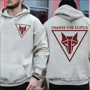 Howler 2-side Hoodie, Red Rising Shirt, Omnis Vir Lupus, Hail Libertas Hail Reaper, Red Rising Merch, Bookish, Sci-fi, Wolf Symbol Cool Gift