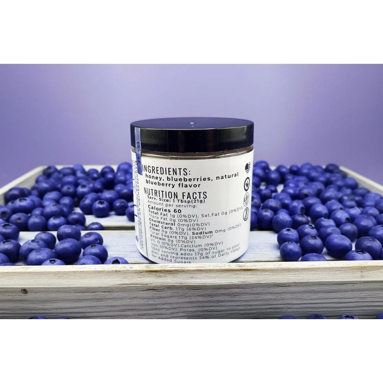 Whipped Honey Blueberry - Barley Moon Botanicals - Pure Honey, Natural Ingredients Sweet Creamy Syrup