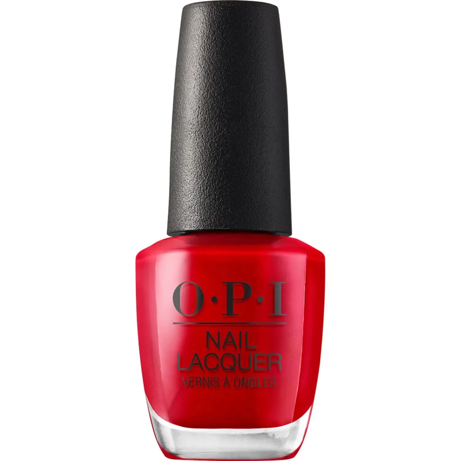 OPI Nail Lacquer Classic Nail Polish Colors | Red Shades | Big Apple Red | Fast Drying, Streak-free Formula | 0.5 Fl Oz