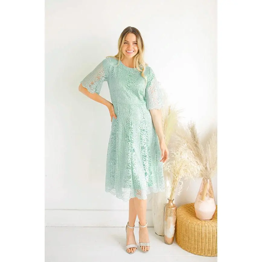 Lillian Sage Dress - DM Exclusive - FINAL SALE
