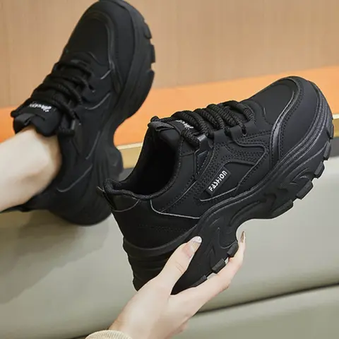Women's Fashion Sneakers, Soft Sole Casual Shoes, Thick Bottom Height Increasing Running Shoes, Spring Summer Student Sports Footwear, Walking Running Shoes, Trendy Running Shoes, Fashionable Running Shoes