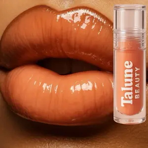 Talune Beauty Lip Gloss - Sunset Rush Nude pigmented lipgloss | peach nude Glossy Lip gloss Radiant Hydrating for Sunset Rush Lovers Cosmetic Makeup Smooth Flawless Lipstick