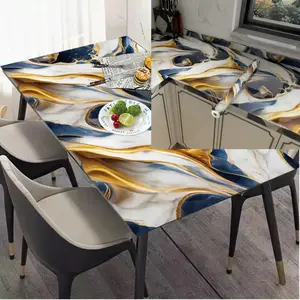 Marble Pattern Self-adhesive Wallpaper, Waterproof & Oil-proof Wall Sticker, Removable Wall Decal for Kitchen, Bathroom, Countertop & Cabinet Refurbishment