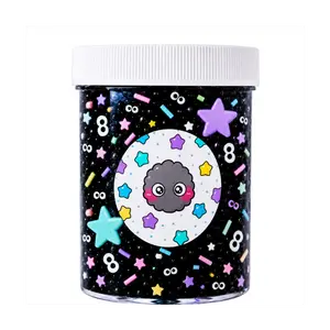 Soot Sprite Crunchy Bingsu Handmade Slime – Scented ASMR Clear & Crunchy Slime for Ages 8+, Sensory Stress Relief Toy – Hoshimi Slimes