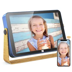 KODAK RWF-108H 10-inch Touch Screen Digital Photo Frame Supports Wi-Fi to Share Photos, Videos, Music, Calendars, Alarms, Automatic Rotation Decorations, Built-in 32G Large Memory.