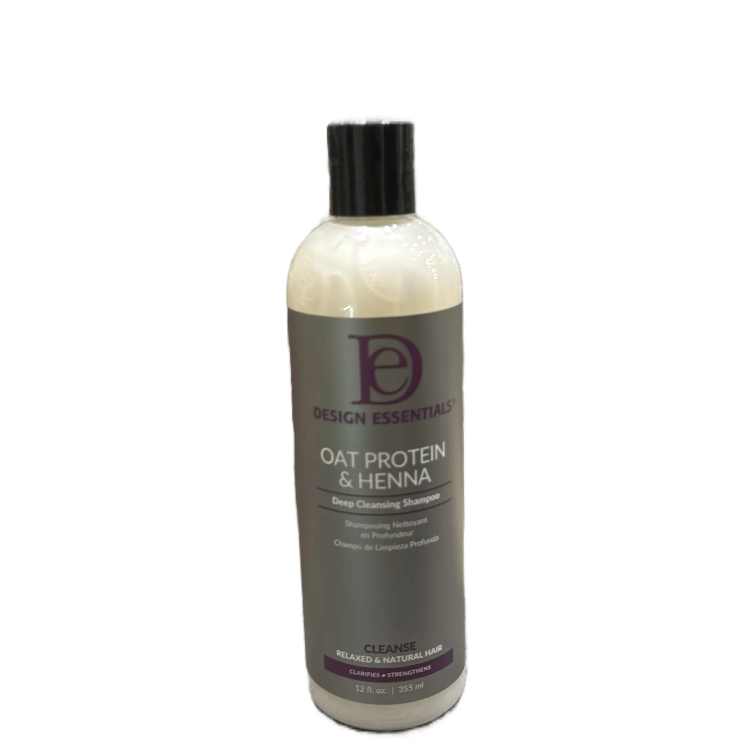 Design Essentials Oat Protein & Henna Deep Cleansing Shampoo 12oz
