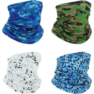 Neck Gaiter Face Mask, Sun Cooling Scarf, Balaclava Bandana Cover for Men Women