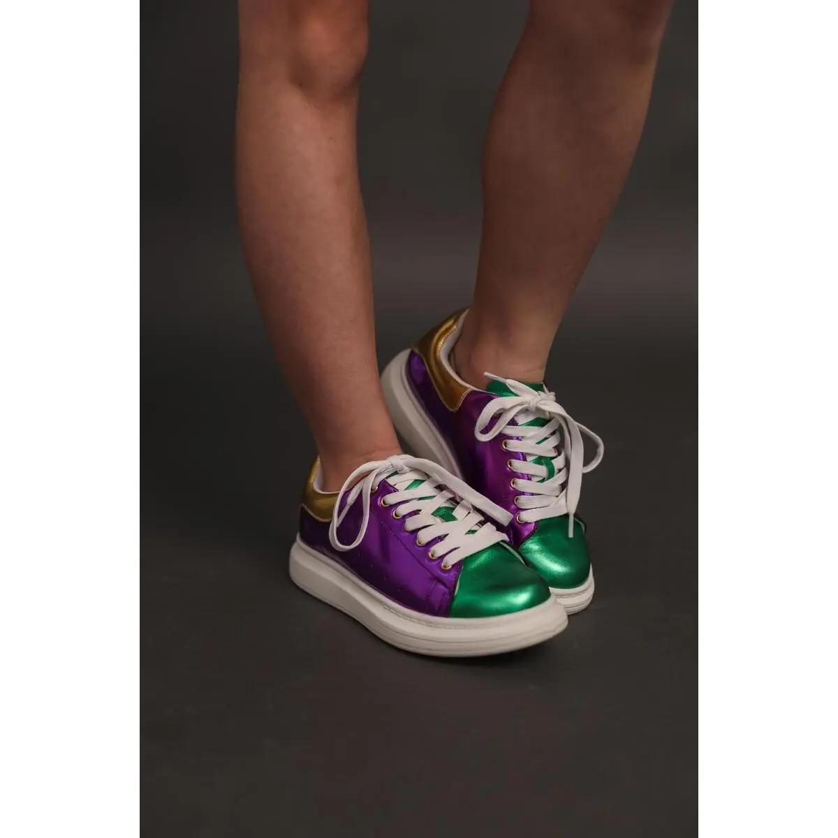 Mardi Gras Metallic Sneaker