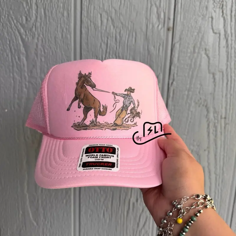 Short leash trucker hat