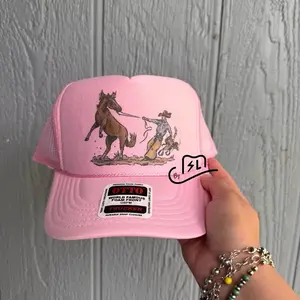 Short leash trucker hat