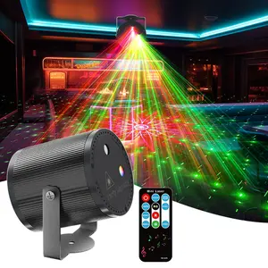Party lights, DJ lights, mini laser lights, atmosphere lights, home KTV stage lights disco LED strobe christmas RGB RGBW