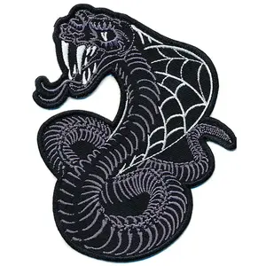 Skelli Cobra Snake Iron-On Patch