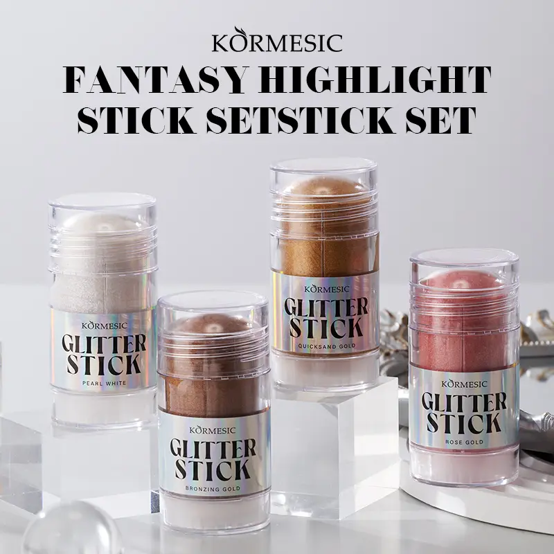 Fine flash body highlight stick Brightening diamond highlight full body trimming three-dimensional brightening contour stick