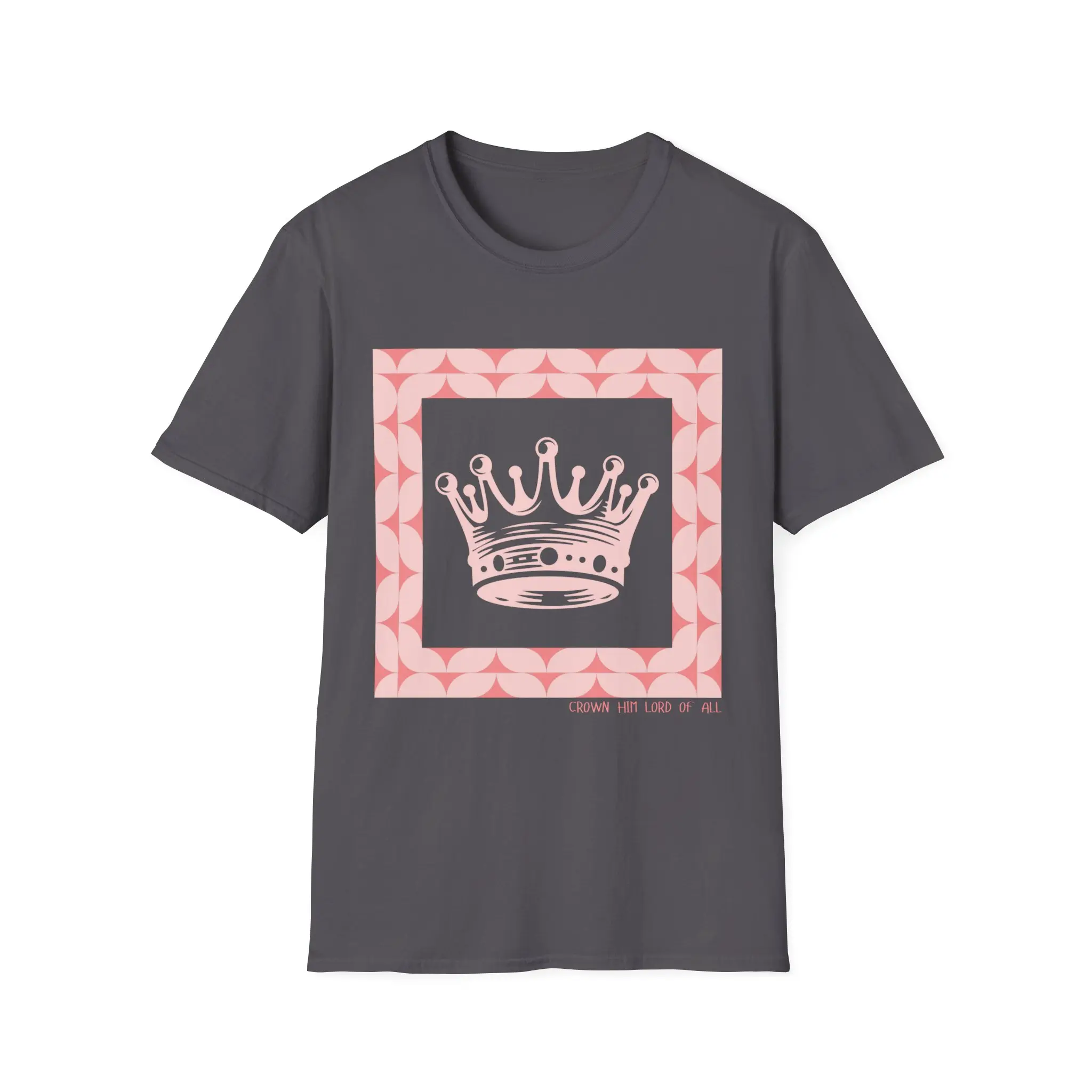Crowned Queen Unisex Softstyle T-Shirt | Girly Graphic Tee | Birthday Gift | Casual Wear | Royalty Shirt | Trendy Style Cotton Womenswear Top