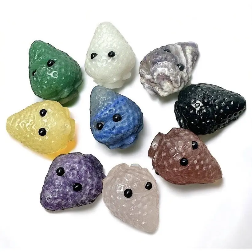 C31- Natural Strawberry Crystal Buddies