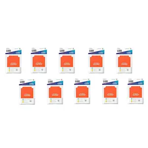 10 Packs Ultimate Guard Orange Card Dividers (10) Standard Size Display Case