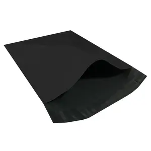 UOFFICE Black Poly Mailer Envelopes 10" x 13" Pack of 200 Sturdy Peel-and-Seal Closure Eco-friendly and Economical Packaging