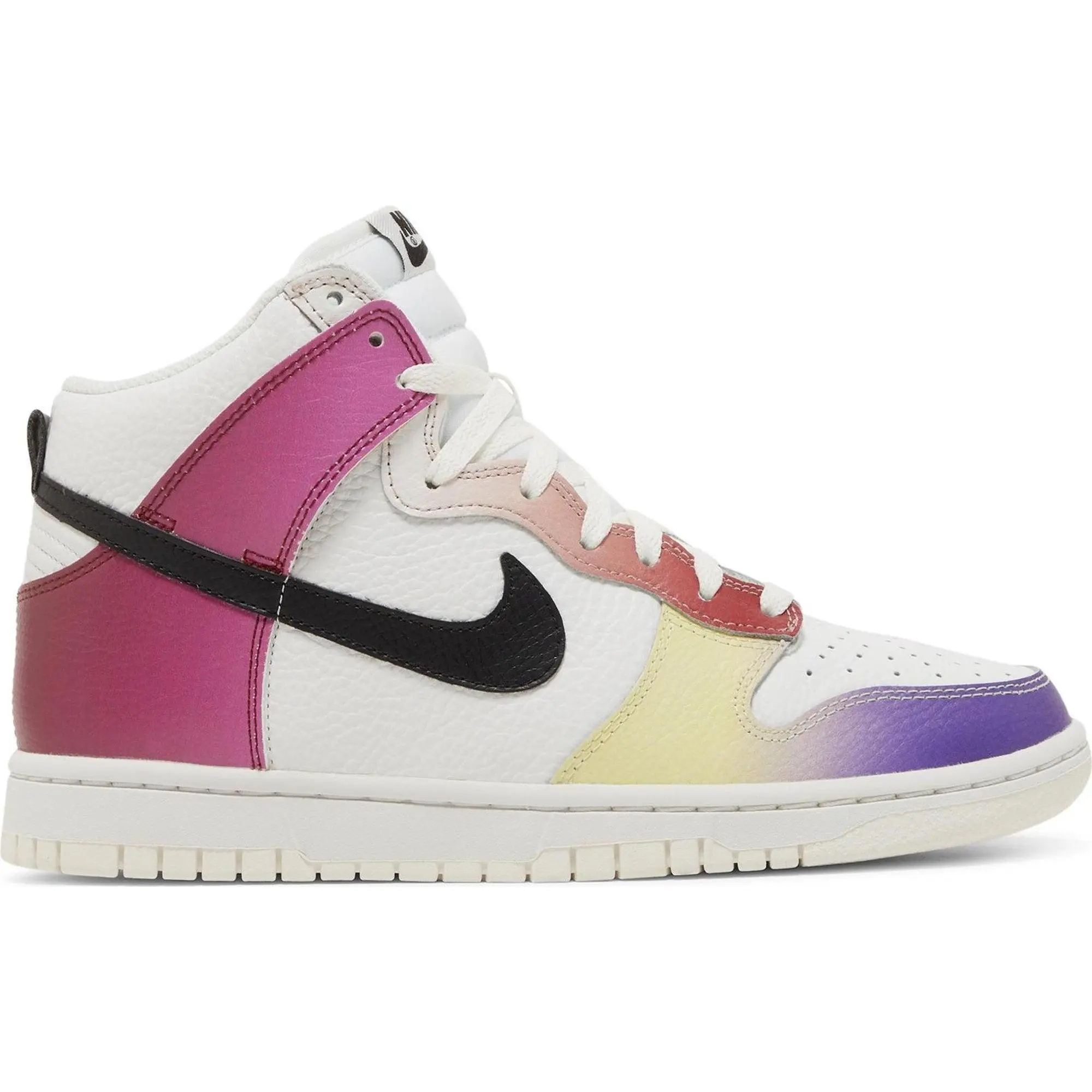 [FD0802-100] Womens Nike DUNK HIGH 'MULTI-COLOR GRADIENT'