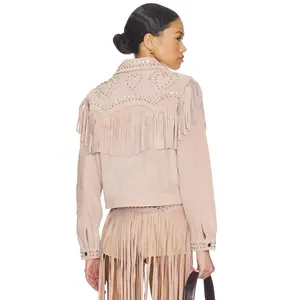 Understated Leather Wanted Jacket in Strawberry Cream