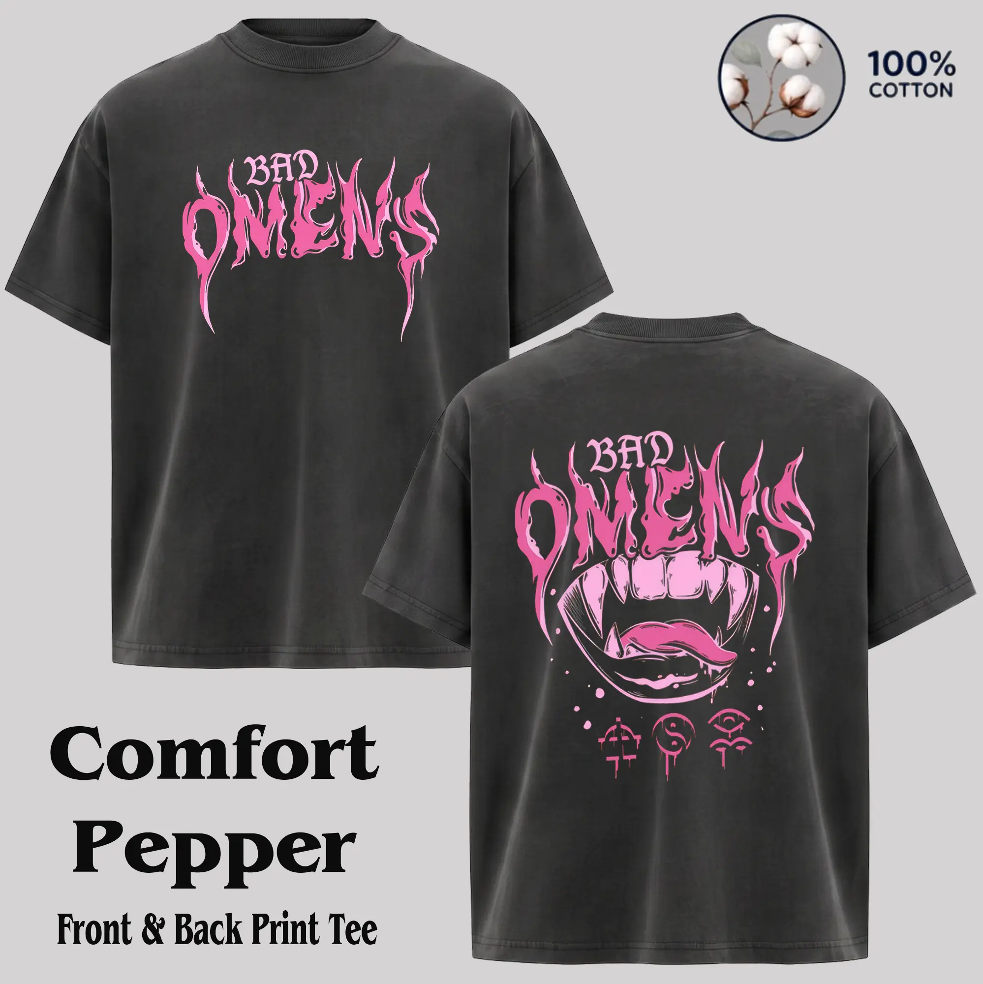 Bad Omens Band Shirt ,metal band shirt, T-shirt & Hoodie, rock tour shirt, alternative band merch, trending t-shirt, 90s graphic tee, vintage graphic tee, grunge aesthetic shirt, classic rock merch Menswear Streetwear