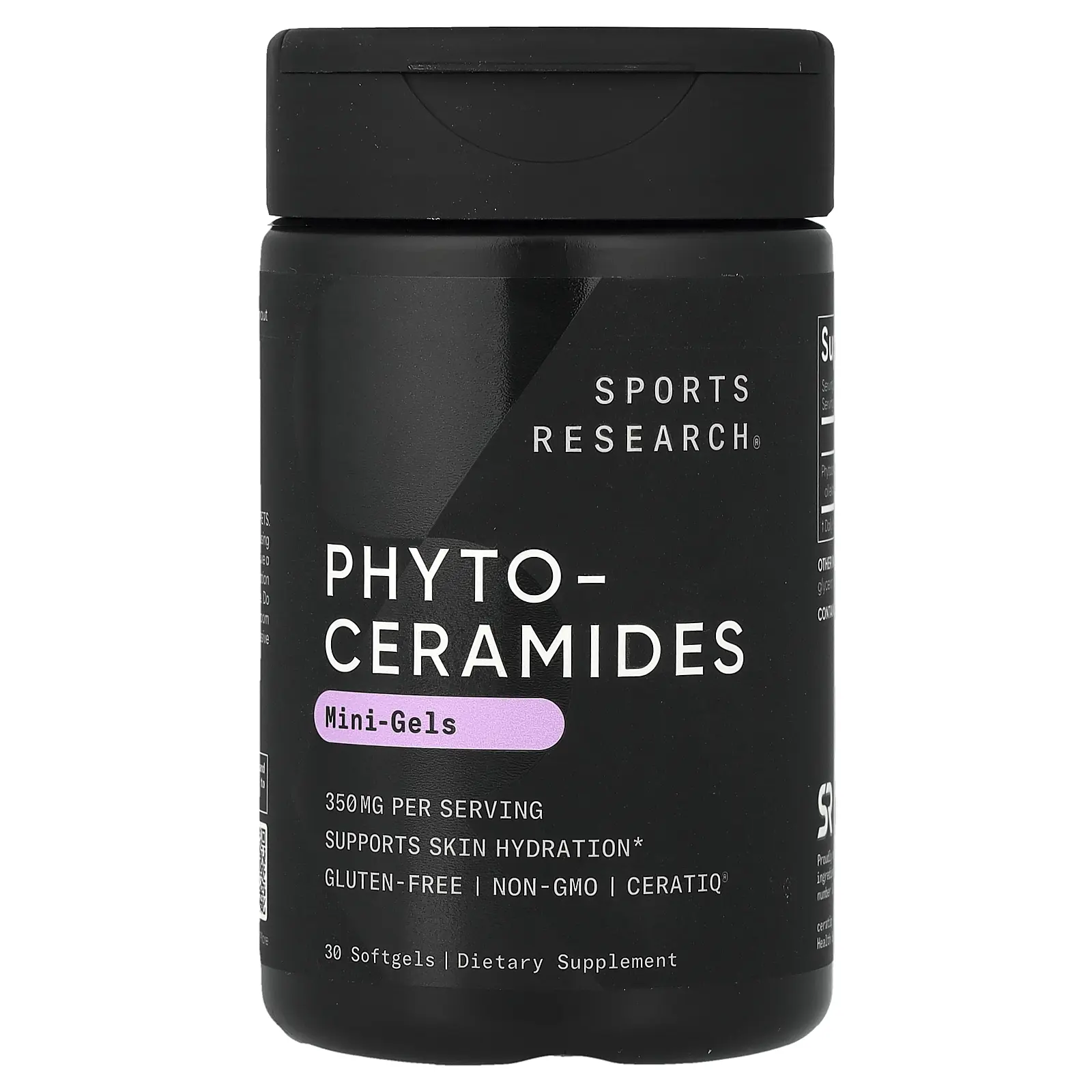 Sports Research Phytoceramides Mini-Gels, 350 mg, 30 Softgels Sports Research Phytoceramides Mini-Gels, 350 mg, 30 Softgels