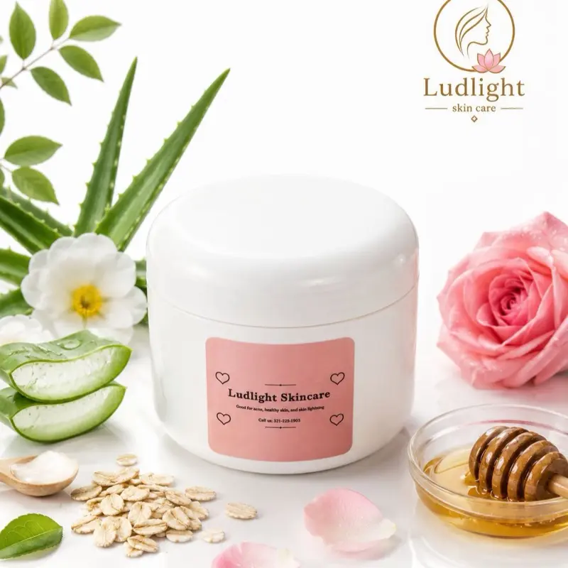 Ludlight Skincare Face Cream, 4 oz
