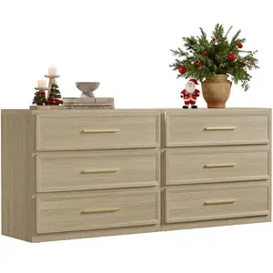 SICOTAS Night Stand Oversized Extra Large Nightstand Tall Bedside Side Table with 3 Drawers