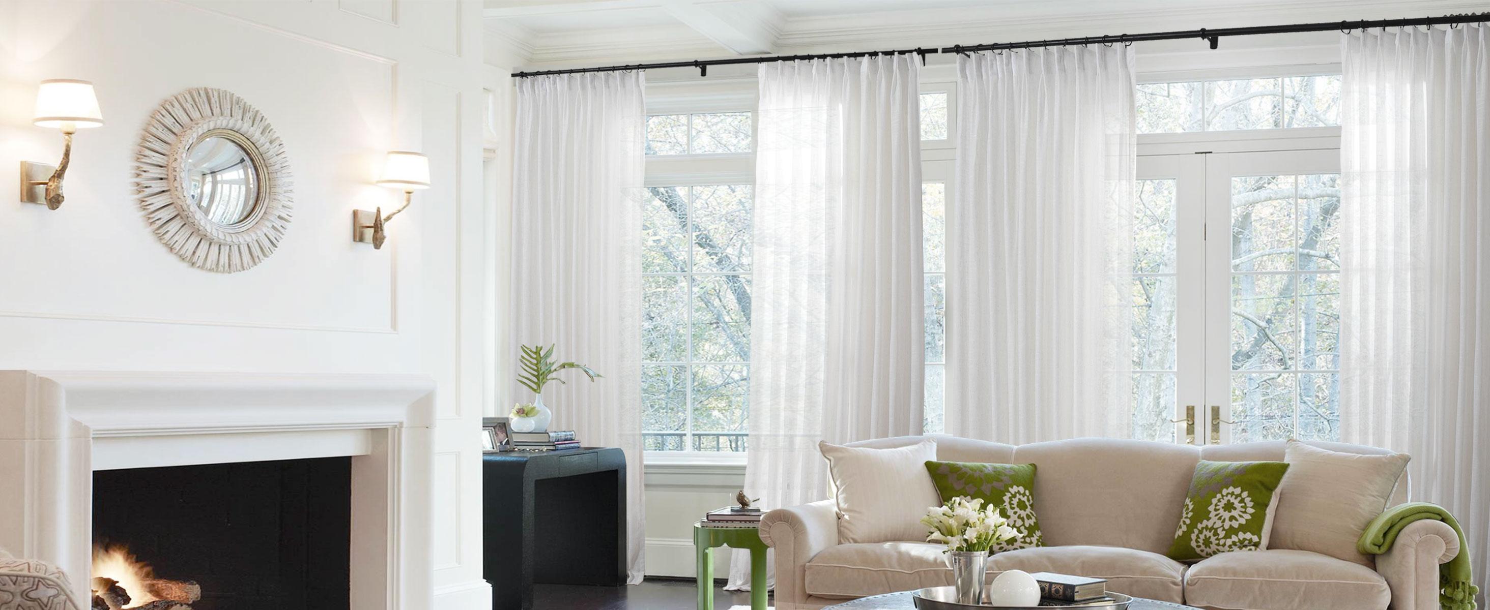 TWOPAGES 2026 Spring Glow Up Flynn Linen Sheer Curtains – Neutral Pleated Design, Light-Filtering Privacy Drapes for Living Room & Bedroom, Easter Home Refresh