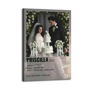 Priscilla HomeDecor WallArt LivingRoom Canvas for Bedroom Decor Canvas Poster Aesthetic Office Bathroom Painting Picture Print Modern Family