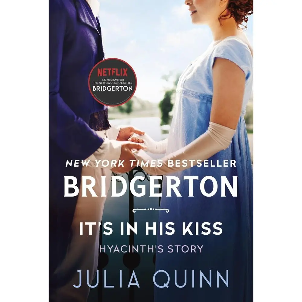 Used Copy of It's in His Kiss: Bridgerton Fiction Book by Julia Quinn (Soft Cover Mass Market Paperback, Very Good, 0.51 lb, English) - Ideal for Regency Romance Enthusiasts, Fiction Books, 0.51 Pounds