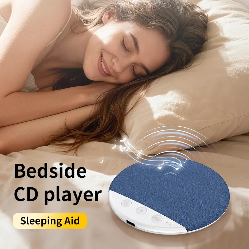 Wireless Bluetooth Bone Conduction Pillow Speaker - Ultra-Thin Under Pillow Audio Device, White Noise, Timer Function, Portable Speakers for Spotify Bedroom Adult Sleep Aid