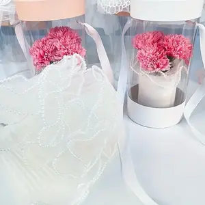 Korean Pearl Floral Wrap with Elegant Pearls