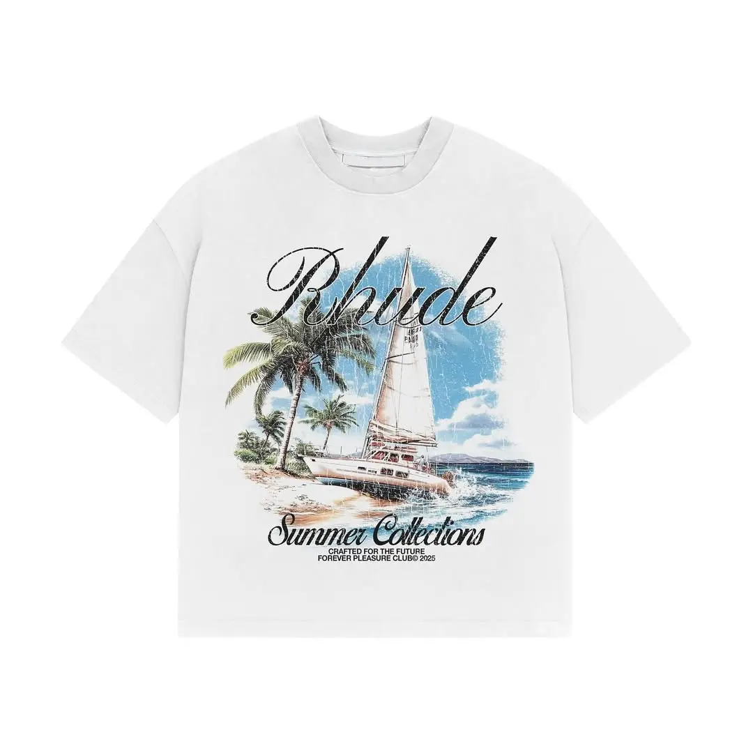 RHUDE Summer Collection Shirt, RHUDE Shirt, Forever Pleasure Club Shirt, Summer Tee, Inspired Graphic Tee for Men & Women, Hype Unisex Graphic Tee for Streetwear Lovers